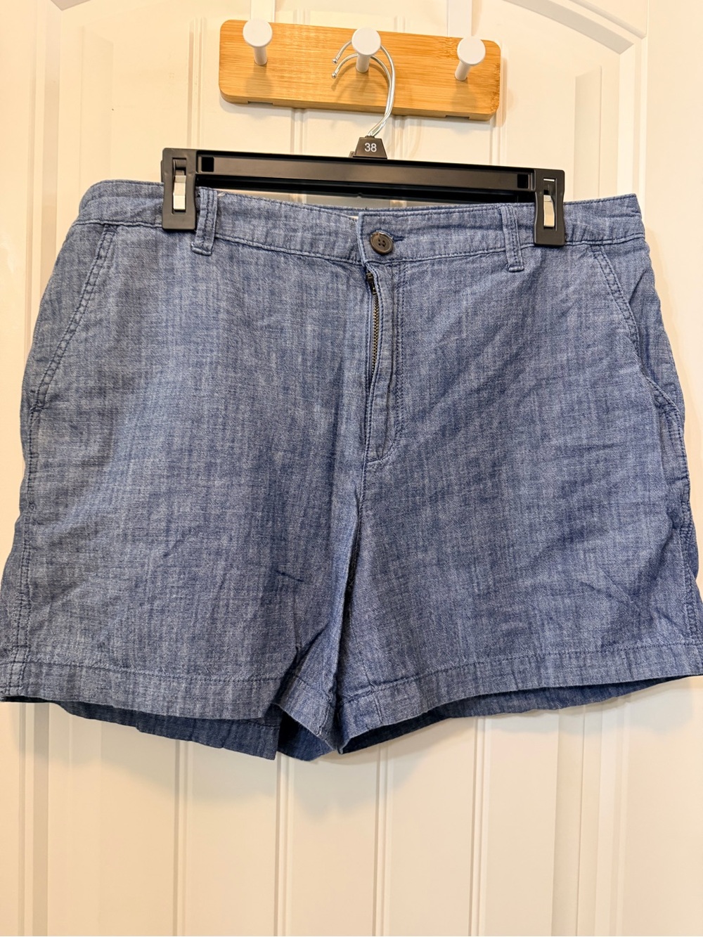 a new day Chambray Blue Women's Casual Shorts